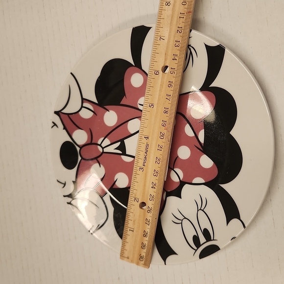 Minny Mouse plate cookie ceramic dishwashers and microwave safe - Picture 5 of 5